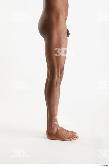 Leg Man Black Nude Slim Studio photo references