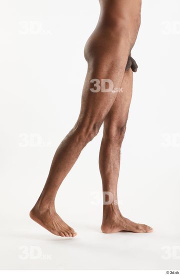 Leg Man Black Nude Slim Studio photo references