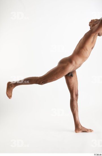 Leg Man Black Nude Slim Studio photo references