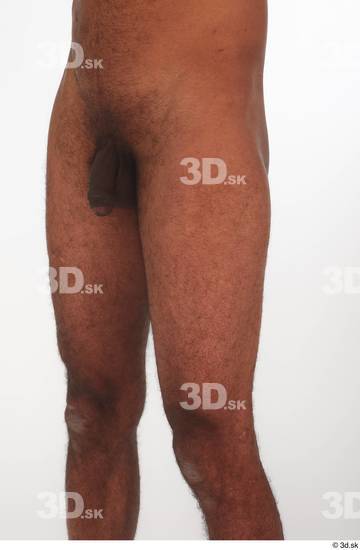 Thigh Man Black Nude Slim Studio photo references