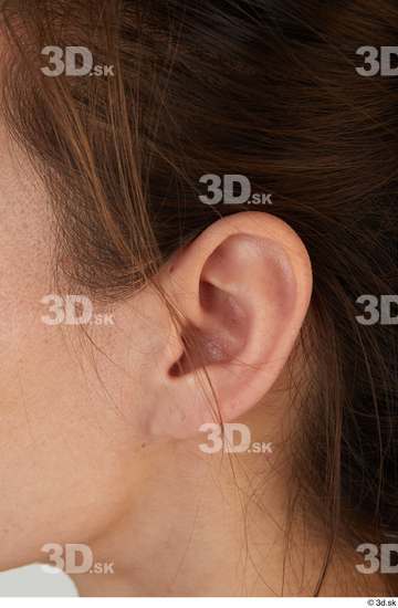 Ear Woman Asian Casual Slim Street photo references