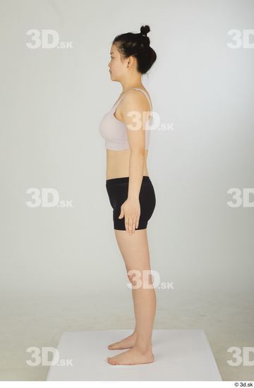 Woman Asian Slim Female Studio Poses