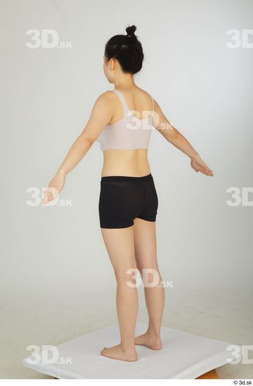 Woman Asian Slim Female Studio Poses