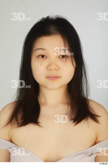 Woman Asian Slim Female Studio Poses