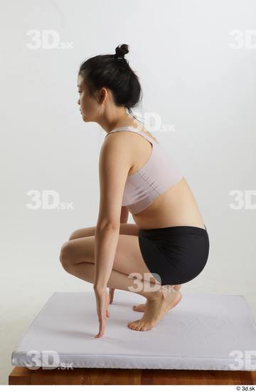 Woman Asian Slim Female Studio Poses