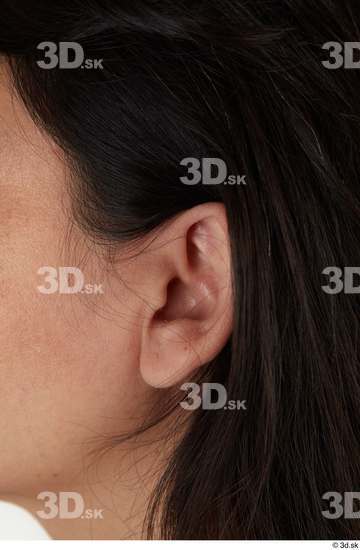 Ear Woman Asian Casual Chubby Street photo references