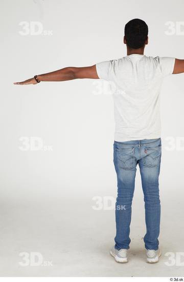 Whole Body Man T poses Asian Casual Slim Standing Street photo references