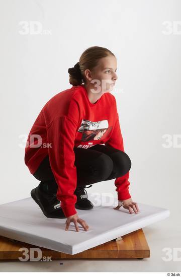 Woman White Average Female Studio Poses