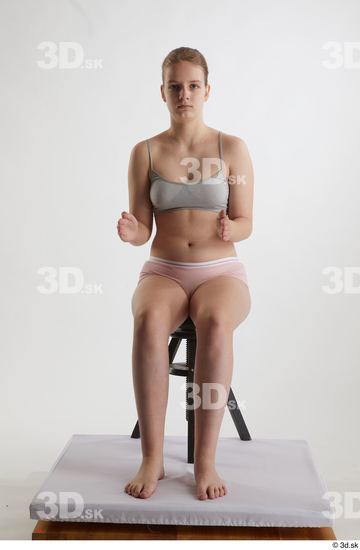 Woman White Average Female Studio Poses