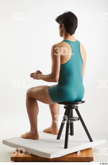 Man White Slim Male Studio Poses