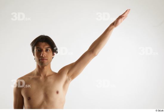 Man White Slim Male Studio Poses