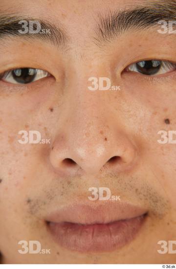 Nose Man Asian Casual Chubby Street photo references