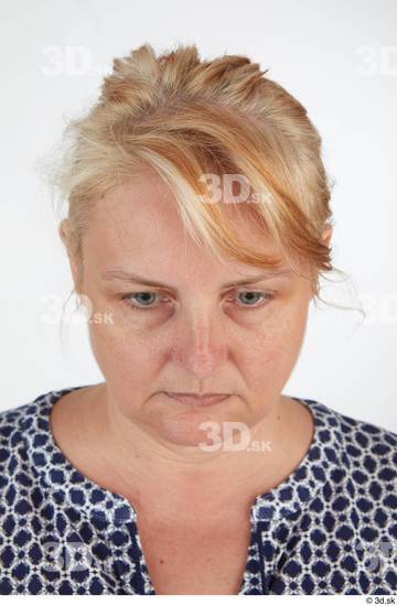 Head Hair Woman White Casual Chubby Street photo references