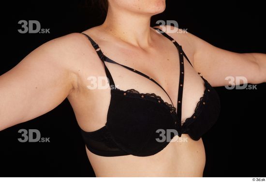 Leticia black bra breast chest lingerie underwear  jpg