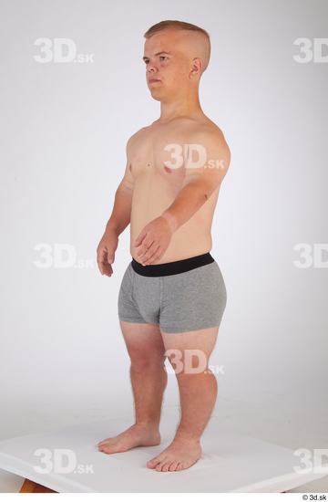 Man White Average Male Studio Poses