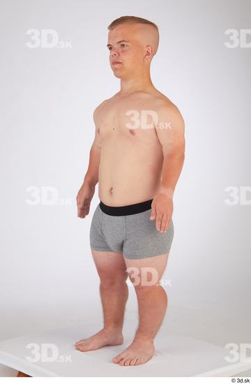 Man White Average Male Studio Poses