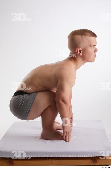 Man White Average Male Studio Poses