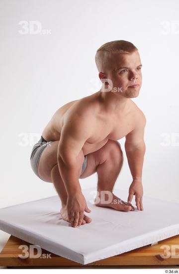 Man White Average Male Studio Poses