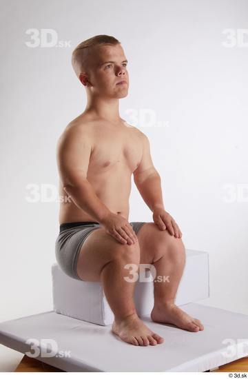 Man White Average Male Studio Poses