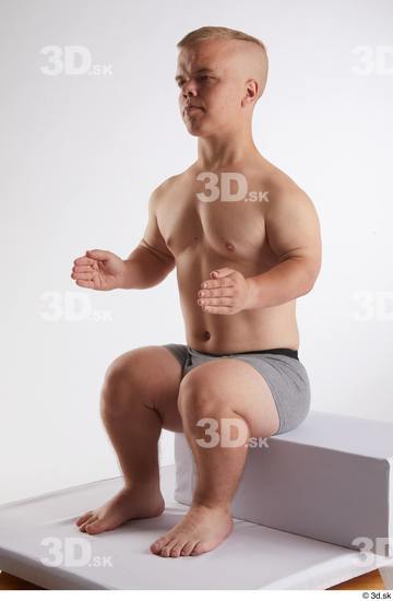 Man White Average Male Studio Poses