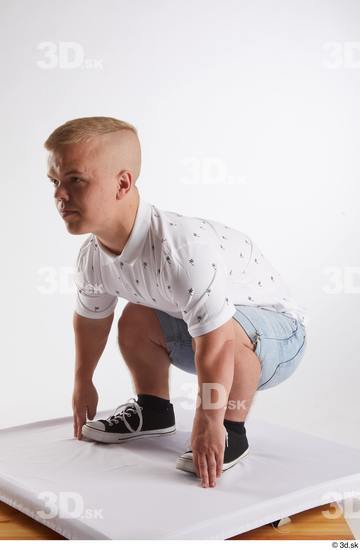 Man White Average Male Studio Poses