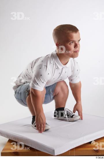 Man White Average Male Studio Poses