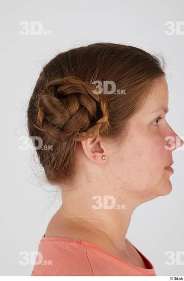 Head Hair Woman White Average Studio photo references