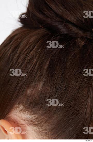 Head Hair Woman White Slim Studio photo references