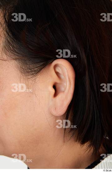 Ear Woman Asian Casual Slim Street photo references