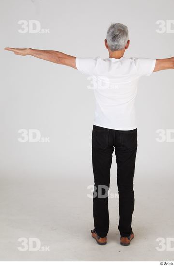 Whole Body Man T poses Casual Slim Standing Street photo references