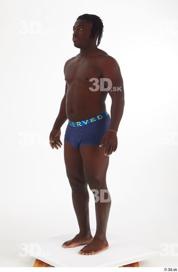 Man Black Average Male Studio Poses