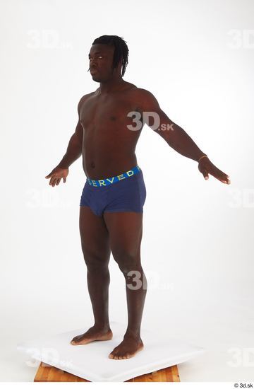 Man Black Average Male Studio Poses