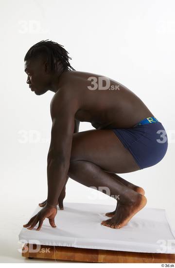 Man Black Average Male Studio Poses