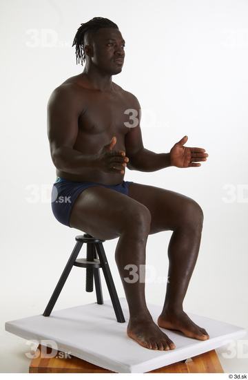 Man Black Average Male Studio Poses