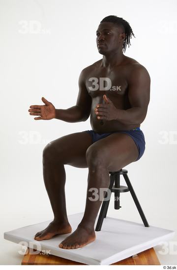 Man Black Average Male Studio Poses