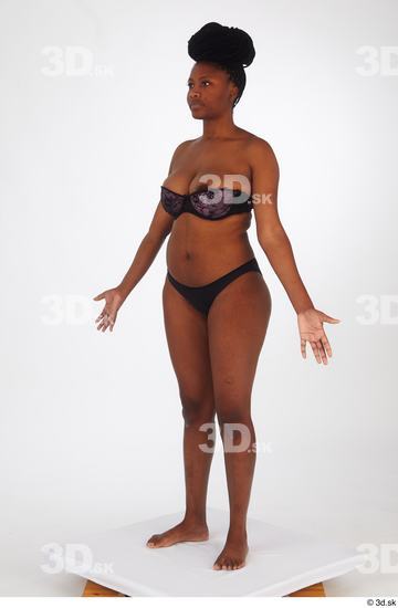 Woman Black Average Female Studio Poses