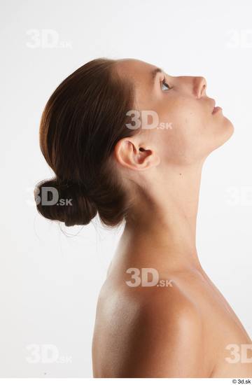 Vanessa Angel  flexing head side view  jpg