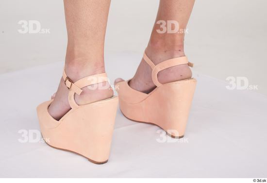 Vanessa Angel beige platform sandals casual foot shoes  jpg