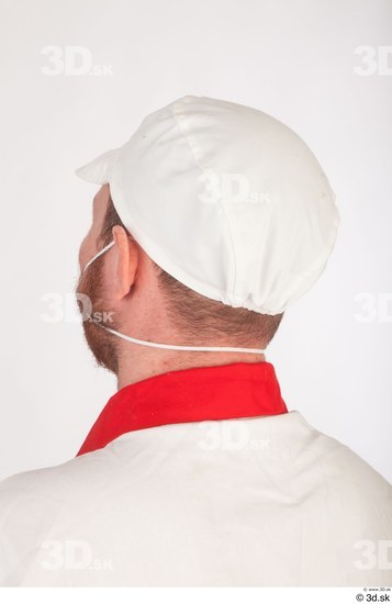 Man White Uniform Studio photo references