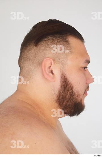 Man White Overweight Male Studio Poses