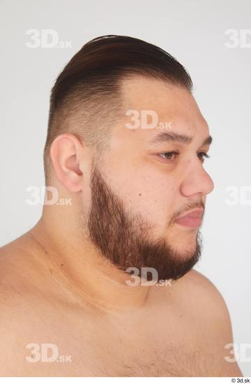 Man White Overweight Male Studio Poses