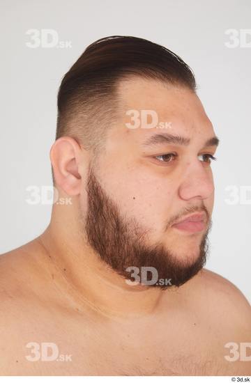 Man White Overweight Male Studio Poses