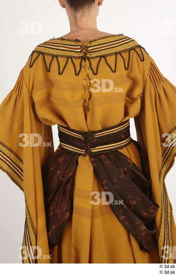 Upper Body Woman White Historical Dress Costume photo references