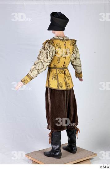 Whole Body Man White Historical Formal Costume photo references