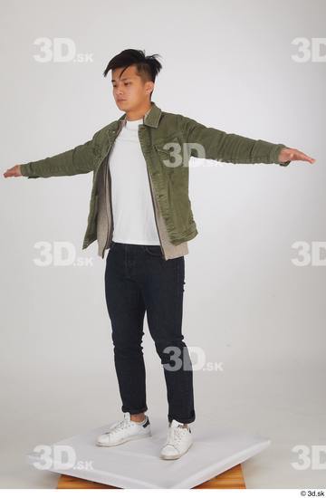 Man Asian Slim Male Studio Poses