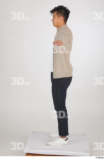 Man Asian Slim Male Studio Poses