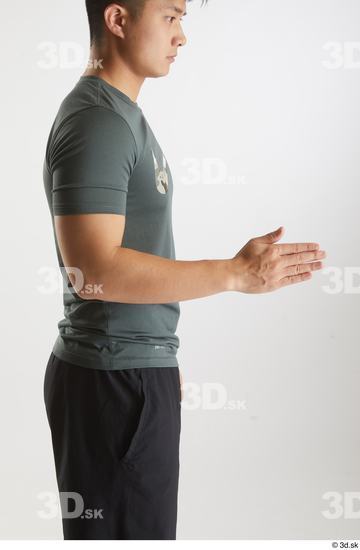 Man Asian Slim Male Studio Poses