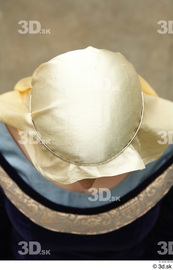 Head Woman White Historical Caps & Hats Dress Costume photo references