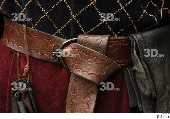 Man White Historical Belt Costume photo references