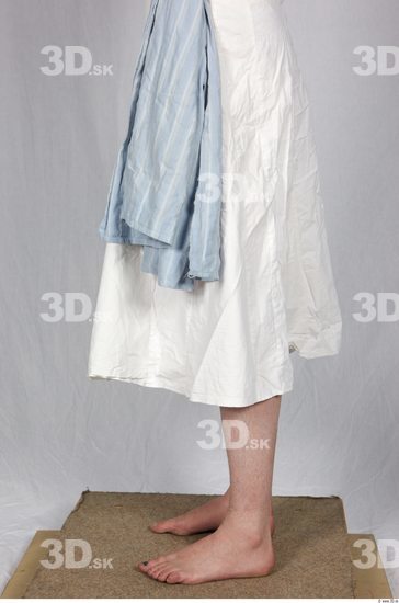 Woman White Historical Dress Skirt Costume photo references